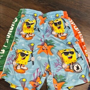 Like new SpongeBob SquarePants themed Flow Society shorts